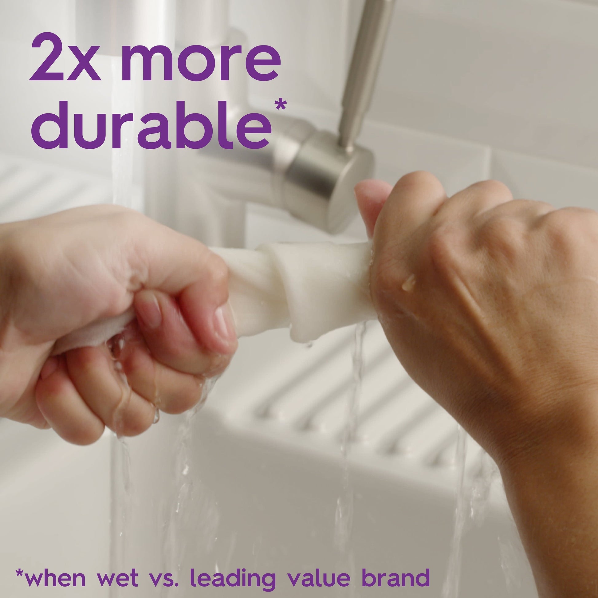 Signature Cloth Choose-A-Sheet Kitchen Paper Towels, White, 6 Double Rolls (110 Sheets per Roll)